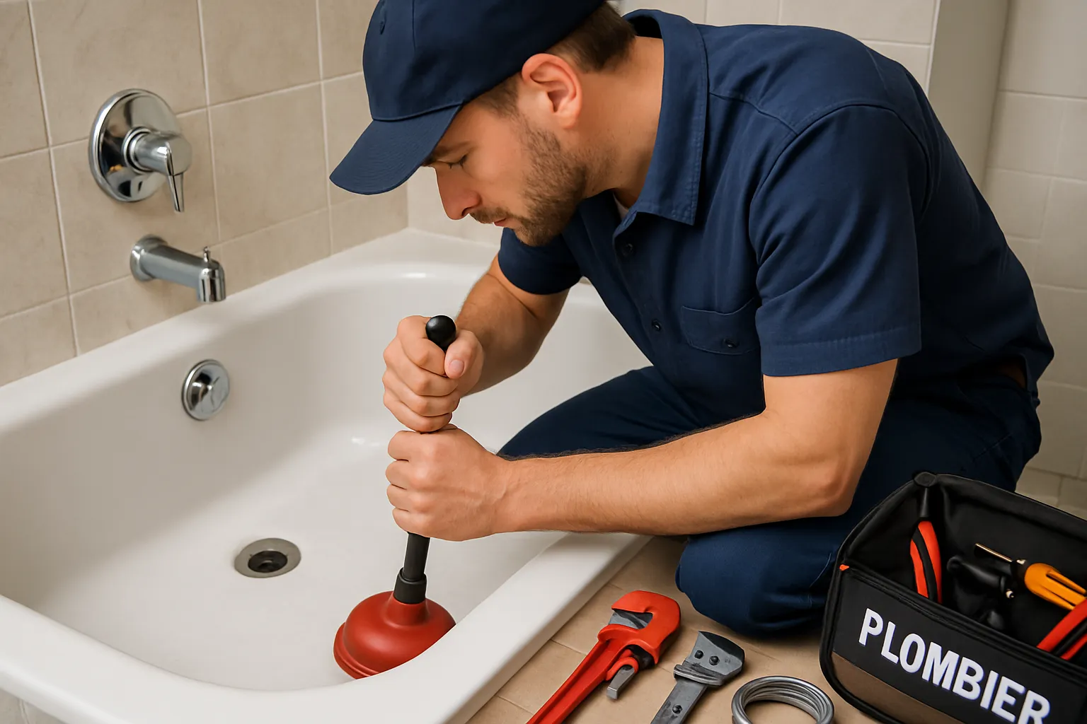 Réparation rapide baignoire