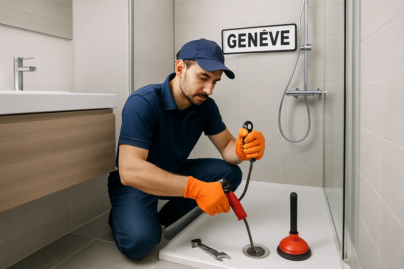 Réparation rapide douche