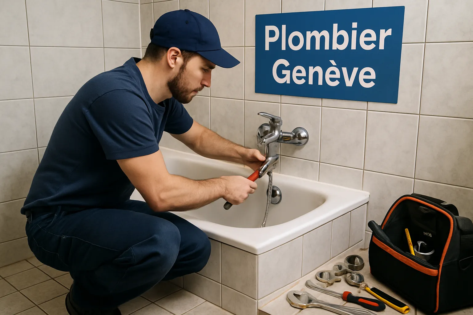 Réparation rapide baignoire